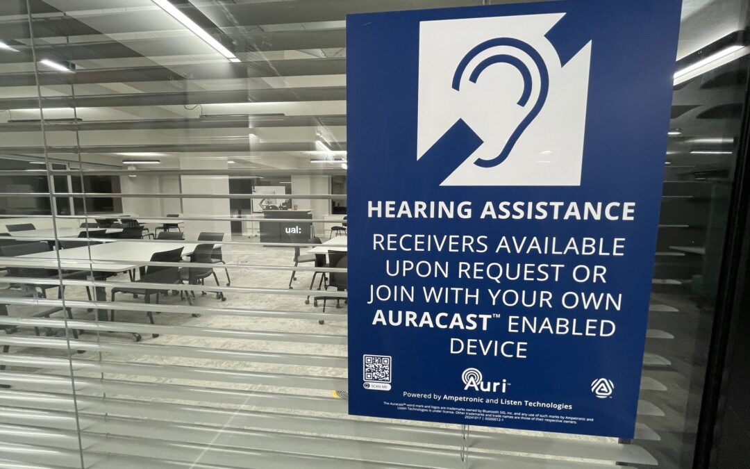 Auri™ was selected as the best Assistive Listening System option for UAL’s inclusive learning spaces