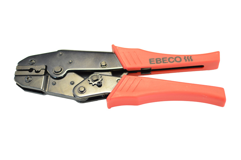 Cable crimps connect feed cables from a driver to flat copper tape loops