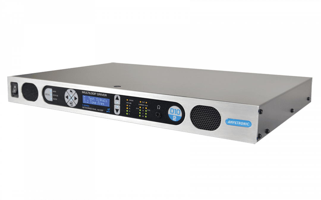 D10-2 networkable DSP hearing loop driver