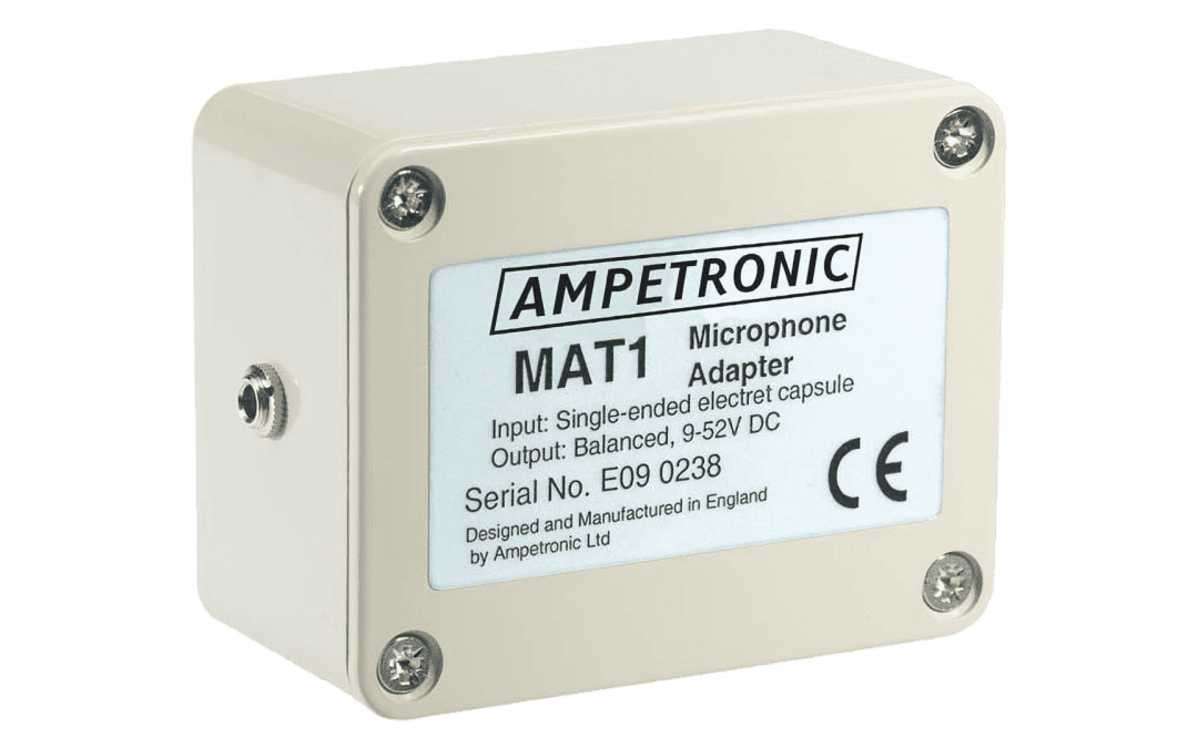 MAT1 Unbalanced to balanced mic adaptor