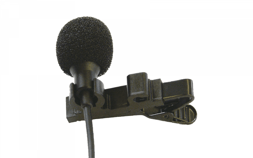 EM1.2 Tie clip microphone