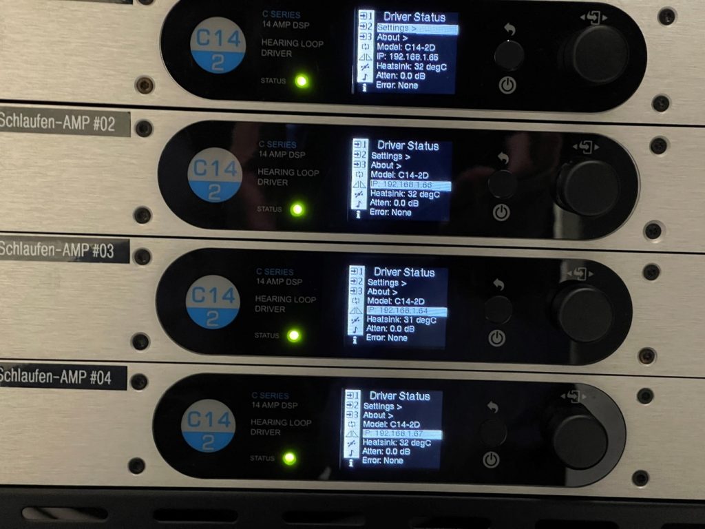 Overcoming Metal Loss and Large Area: Four C14-2 Hearing Loop Drivers