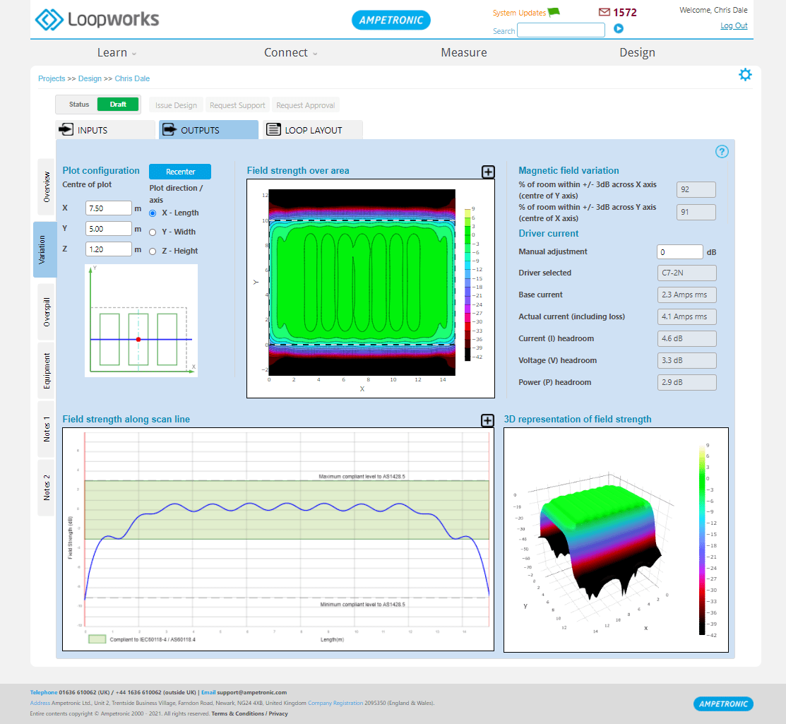 LoopWorks hearing loop design tool