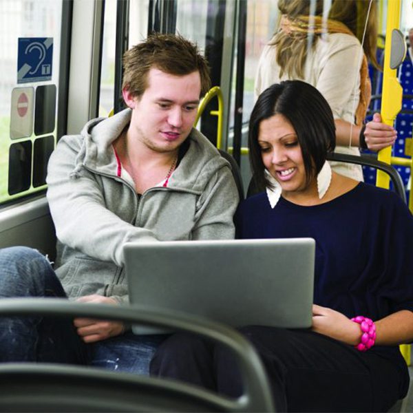 Hearing Loop Sign in Bus